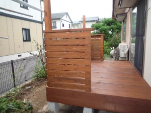 今井邸デッキ２